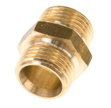 G 3/8'' Messing-Doppelnippel 16 bar [5 Stück]