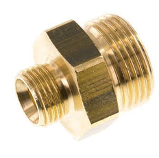 G 1'' x G 1/2'' Doppelnippel aus Messing 16 bar