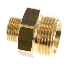 G 1'' x G 1/2'' Doppelnippel aus Messing 16 bar
