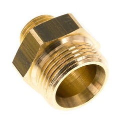 G 1'' x G 1/2'' Doppelnippel aus Messing 16 bar