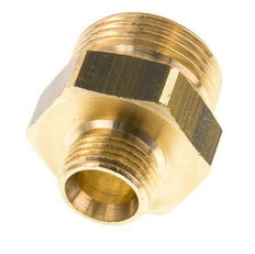 G 1'' x G 1/2'' Doppelnippel aus Messing 16 bar