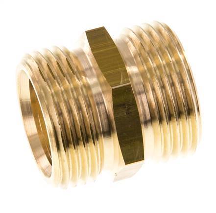 G 1'' Doppelnippel aus Messing 16 bar