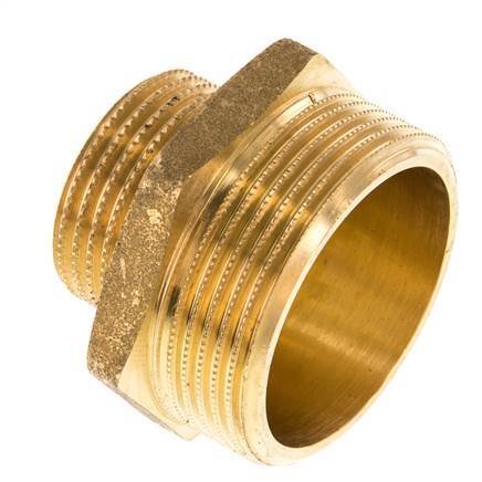 G 1 1/2'' x G 1'' Brass Double Nipple 16 Bar
