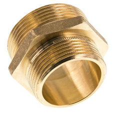 G 1 1/2'' x G 1 1/4'' Doppelnippel aus Messing 16 bar