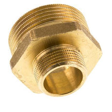 G 1 1/4'' x G 3/4'' Doppelnippel aus Messing 16 bar