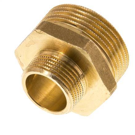 G 1 1/4'' x G 3/4'' Doppelnippel aus Messing 16 bar