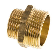 G 1 1/4'' x G 1'' Doppelnippel aus Messing 16 bar