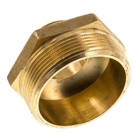 G 2'' x G 1'' Doppelnippel aus Messing 16 bar