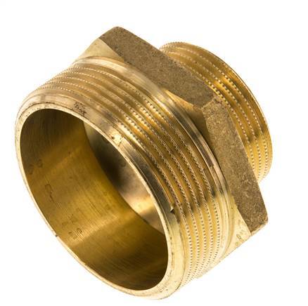 G 2'' x G 1 1/4'' Doppelnippel aus Messing 16 bar