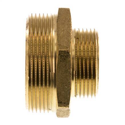 G 2'' x G 1 1/4'' Doppelnippel aus Messing 16 bar