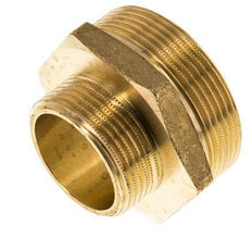 G 2'' x G 1 1/4'' Doppelnippel aus Messing 16 bar