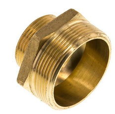 G 2'' x G 1 1/4'' Doppelnippel aus Messing 16 bar