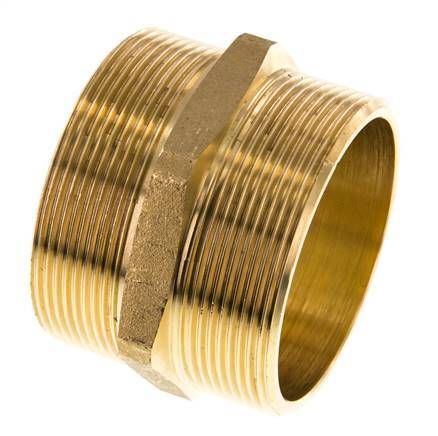 G 2 1/2'' Messing-Doppelnippel 16 bar