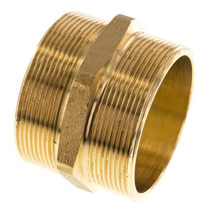 G 2 1/2'' Messing-Doppelnippel 16 bar