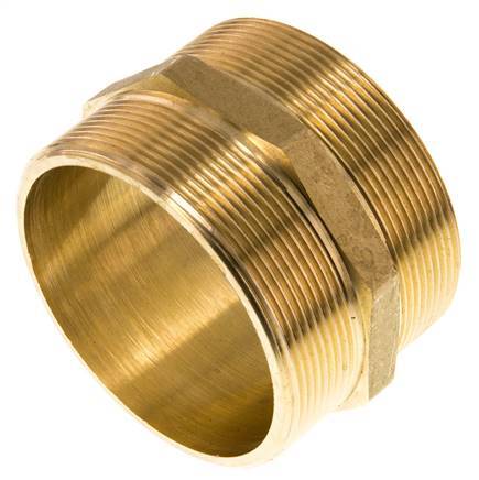 G 3'' Doppelnippel aus Messing 16 bar