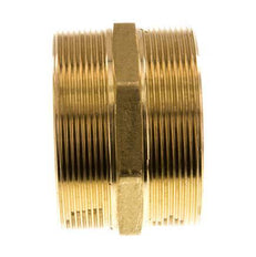 G 3'' Doppelnippel aus Messing 16 bar