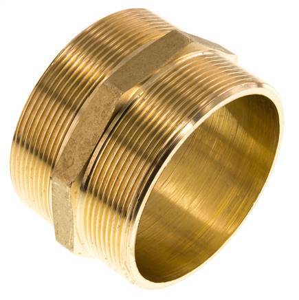 G 3'' Doppelnippel aus Messing 16 bar