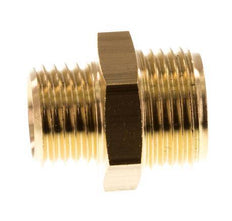 M14x1.5 x G 3/8'' Brass Double Nipple 16 Bar [2 Pieces]