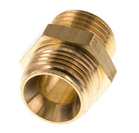 M16x1.5 x G 3/8'' Brass Double Nipple 16 Bar [2 Pieces]