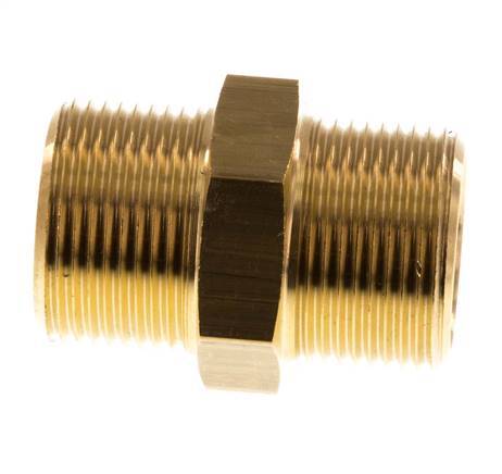 M24x1,5 Messing-Doppelnippel 16 bar