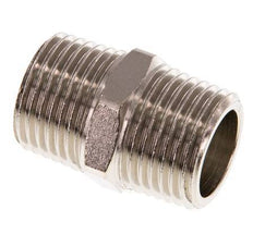 R 1/2'' Nickel plated Brass Double Nipple 16 Bar [2 Pieces]