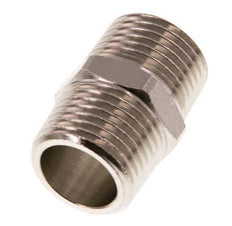 R 1/2'' Nickel plated Brass Double Nipple 16 Bar [2 Pieces]