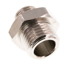 G 1/4'' x G 1/8'' Nickel plated Brass Double Nipple 16 Bar [5 Pieces]