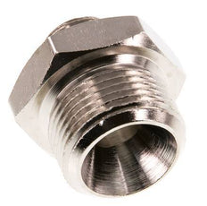 G 3/4'' x G 3/8'' Vernickeltes Messing Doppelnippel 16 bar