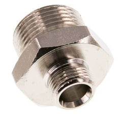 G 3/4'' x G 3/8'' Vernickeltes Messing Doppelnippel 16 bar