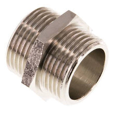 G 3/4'' Messing vernickelt Doppelnippel 16 bar
