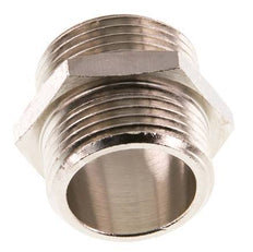 G 3/4'' Messing vernickelt Doppelnippel 16 bar