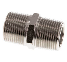 3/4'' NPT x R 3/4'' Messing vernickelt Doppelnippel 60 bar