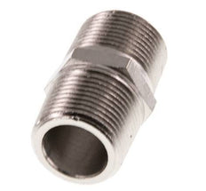 3/4'' NPT x R 3/4'' Messing vernickelt Doppelnippel 60 bar