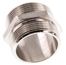 G 1 1/2'' Messing vernickelt Doppelnippel 16 bar