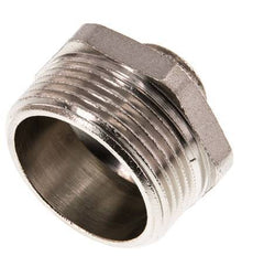 G 1 1/4'' x G 1/2'' Vernickeltes Messing Doppelnippel 16 bar