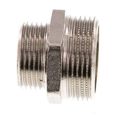 G 1 1/4'' x G 1'' Vernickeltes Messing Doppelnippel 16 bar