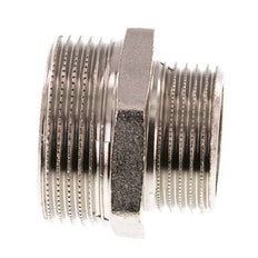 G 1 1/4'' x G 1'' Vernickeltes Messing Doppelnippel 16 bar