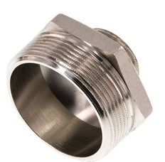 G 2'' x G 1'' Vernickeltes Messing Doppelnippel 16 bar