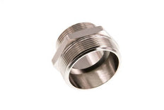 G 2'' x G 1 1/2'' Vernickeltes Messing Doppelnippel 16 bar