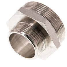 G 2'' x G 1 1/4'' Vernickeltes Messing Doppelnippel 16 bar