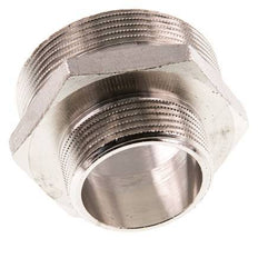 G 2'' x G 1 1/4'' Vernickeltes Messing Doppelnippel 16 bar