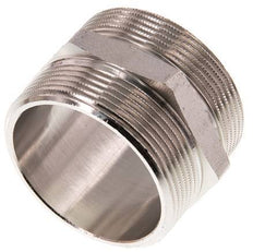 G 2'' Messing vernickelt Doppelnippel 16 bar