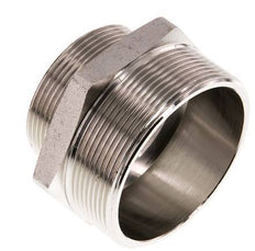 G 2 1/2'' x G 2'' Vernickeltes Messing Doppelnippel 16 bar