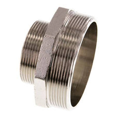 G 3'' x G 2'' Vernickeltes Messing Doppelnippel 16 bar