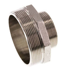 G 3'' x G 2'' Vernickeltes Messing Doppelnippel 16 bar
