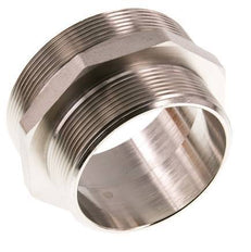 G 3'' x G 2 1/2'' Vernickeltes Messing Doppelnippel 16 bar