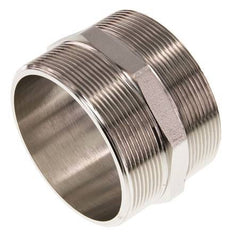 G 3'' Nickel plated Brass Double Nipple 16 Bar