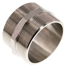 G 3'' Messing vernickelt Doppelnippel 16 bar