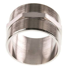 G 3'' Messing vernickelt Doppelnippel 16 bar