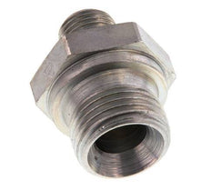 G 1/2'' x G 1/4'' Zinc plated Steel Double Nipple 400 Bar - Hydraulic [2 Pieces]
